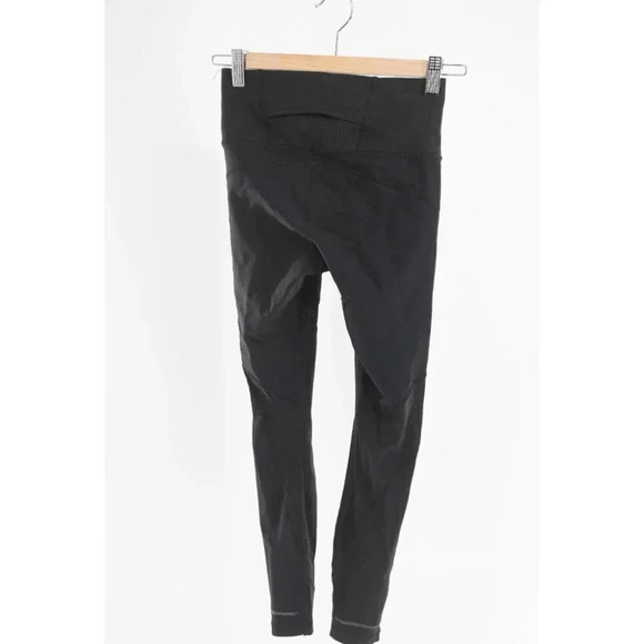 Athleta Black Stealth Mesh Tights Leggings  Black | XXS - Picture 5 of 9